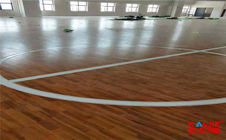 成都企口籃球場地板施工工藝