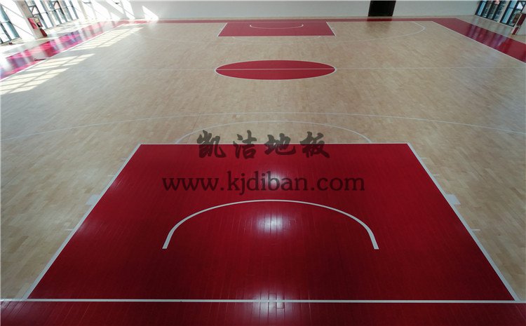 江西九江都昌第五小學(xué)體育館實(shí)木運(yùn)動地板案例——凱潔實(shí)木運(yùn)動地板廠家